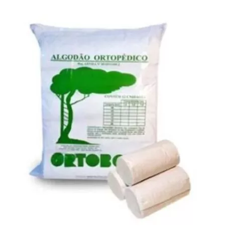 ATADURA ALGODAO 20CM X 1,0M C/12 ORTOBOM -