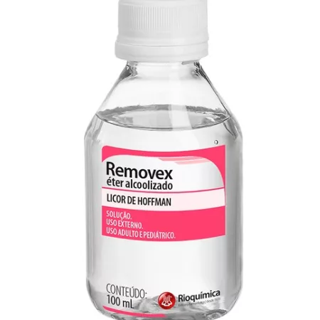 REMOVEDOR DE CURATIVO ETER 100ML REMOVEX - RIOQUIMICA