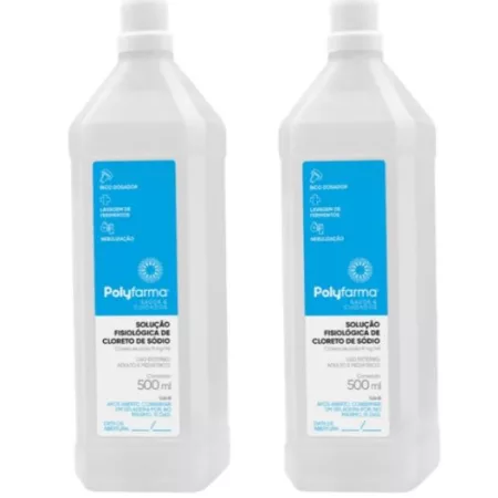 SORO FISIOLOGICO 500ML S/AB - POLYFARMA