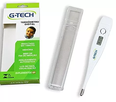 TERMOMETRO CLINICO DIGITAL BRANCO G-TECH TH1027