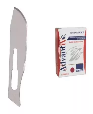 LAMINA BISTURI N 22 CARB C/100 ADVANTIVE