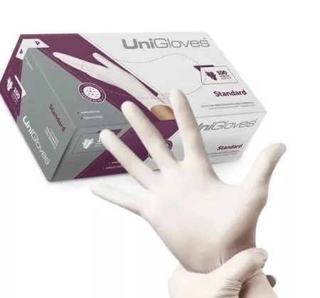 LUVA LATEX C/PO TAM G C/100 UNIGLOVES