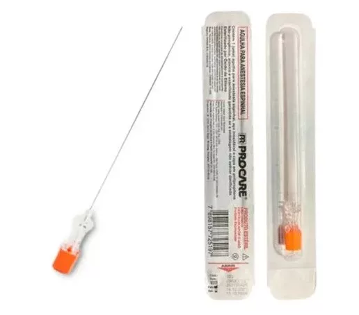 AGULHA RAQUI SPINAL 25GX3 1/2 90MM PROCARE