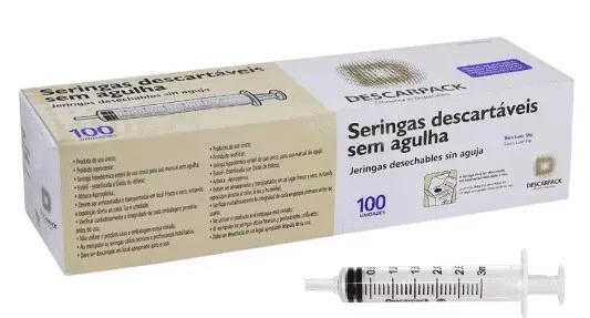SERINGA 03ML SLIP S/AG. - DESCARPACK