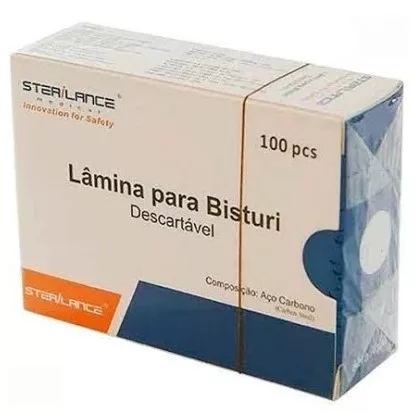 LAMINA BISTURI N 15 CARB C/100 STERILANCE