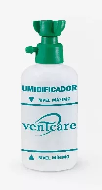 UMIDIFICADOR 250ML OXIG ROSCA METAL VENTCARE