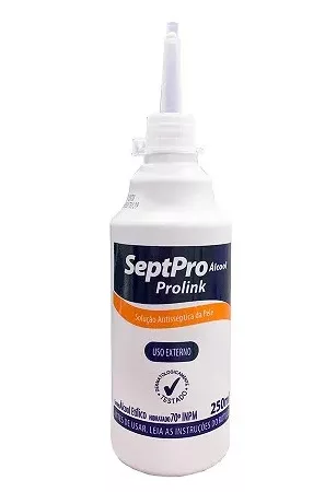 ALCOOL 70% 100ML ALMOT ANTISSEPTICO SEPTPRO - PROLINK