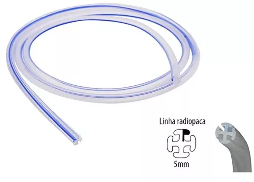 DRENO TORACICO PVC 32 FR C/ CONECTOR - MED SHARP