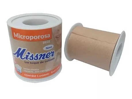 FITA CIRURG MICROP 5CM X 10M BEGE MISSNER