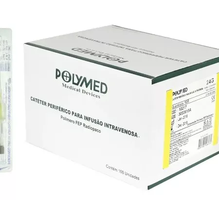 CATETER VENOSO PERIF. 24G - POLYMED