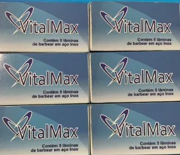 LAMINA P/ TRICOTOMIA C/5 - VITALMAX