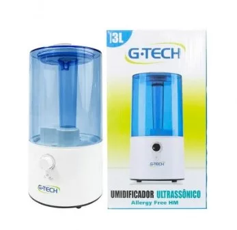 UMIDIFICADOR ULTRA-SONICO ALLERGY FREE HM 3LTS G-TECH