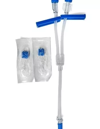 CONEXÃO 2VIAS C/CLAMP E 2 TAMPAS EXTRAS NEONATAL - MEDSONDA