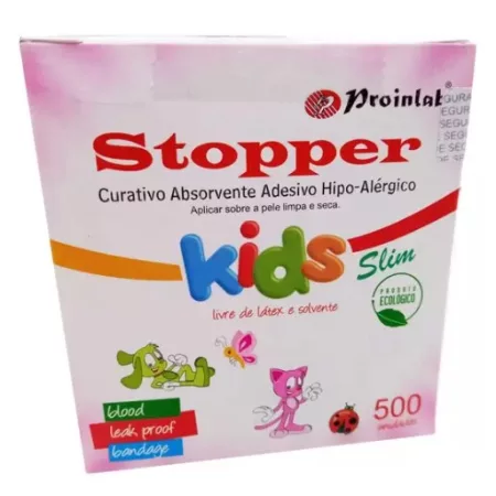 ADESIVO POS COLETA REDONDO INF. C/500 STOPPER PROINLAB