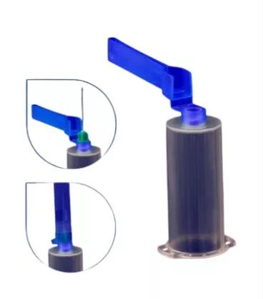 ADAPTADOR CANHÃO P/AG. COL. SANGUE C/DISP.SEG - CRALPLAST