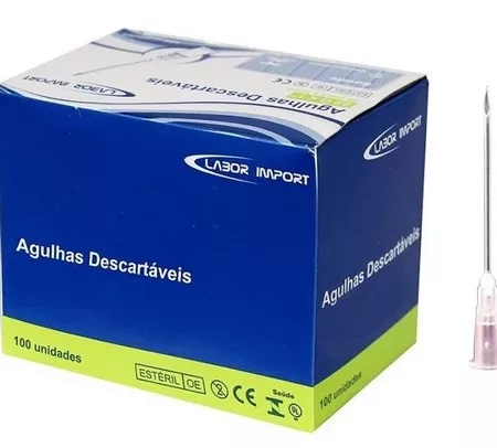 AGULHA HIPOD. 40 X 1,2 (18G 1 1/2) C/100 - LABOR IMPORT