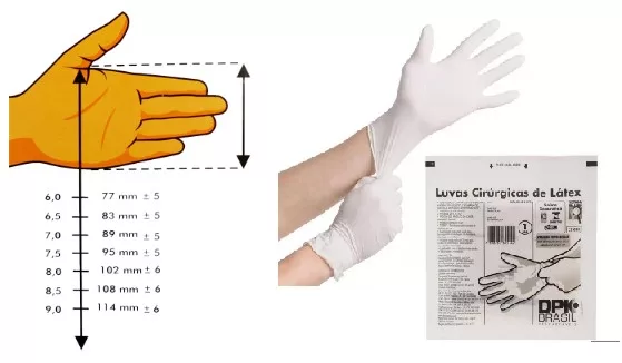 LUVA CIRURGICA N.7,0 ESTERIL - DESCARPACK