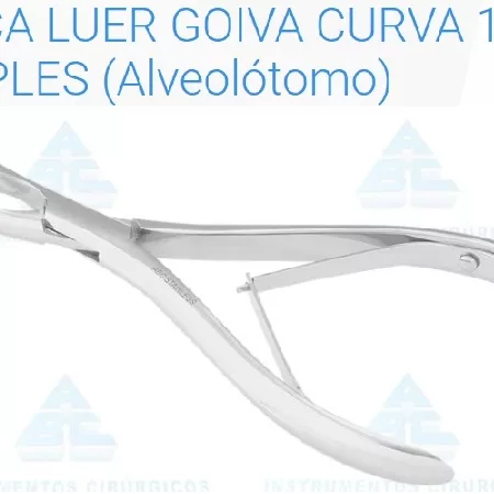 PINCA LUER GOIVA CURVA 16CM SIMP ABC 633