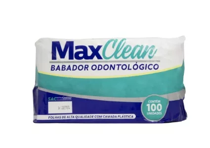 BABADOR IMPERM BRANCO ADULTO 30X40CM C/100 MAX CLEAN