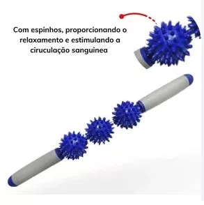 BASTAO DE MASSAGEM COM ESPINHOS - SUPERMEDY