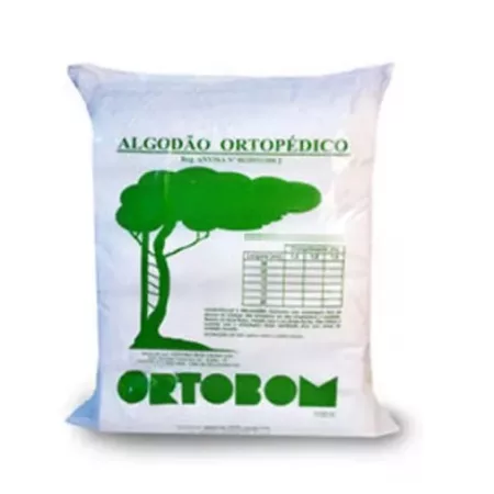 ATADURA ALGODAO 12CM X 1,0M C/12 ORTOBOM