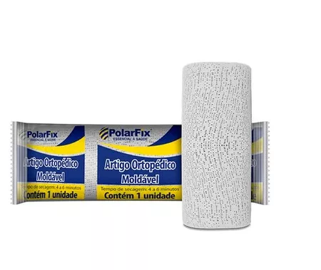ATADURA GESSADA 15CMX3MT - POLARFIX