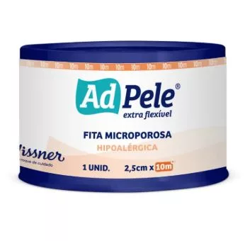 FITA CIRURG MICROP 2,5CM X 10M BRANCO ADPELE MISSNER