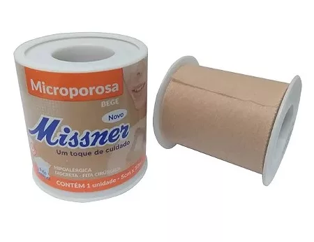 FITA CIRURG MICROP 5CM X 10M BEGE MISSNER